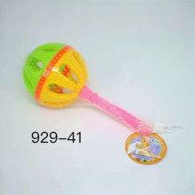 供应好批 摇铃玩具 929-41带手把婴儿摇铃 趣味摇铃球 10CM彩铃球