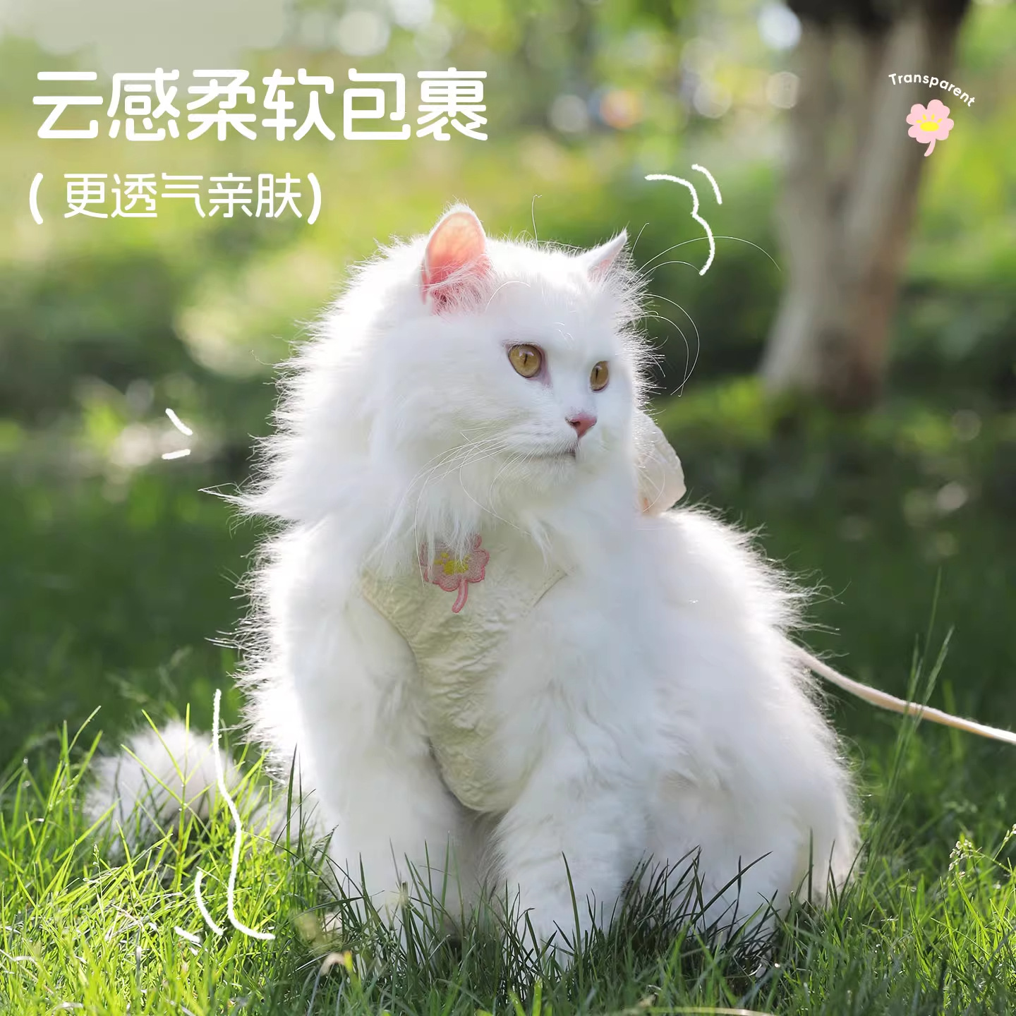 Cuerda de tracción para gatos, correa para el pecho para perros anti-liberación, mochila, chaleco para perros pequeño de peluche transpirable, cuerda para pasear perros, cuerda para pasear gatos