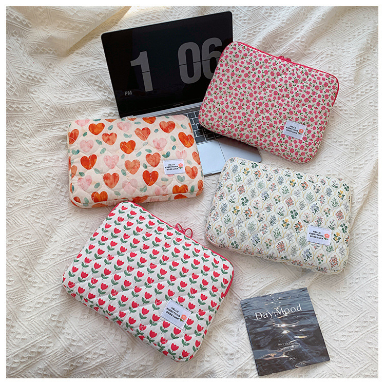 New laptop bag female 11 inch 13 inch 15 inch liner bag high color value ipad storage bag tablet student