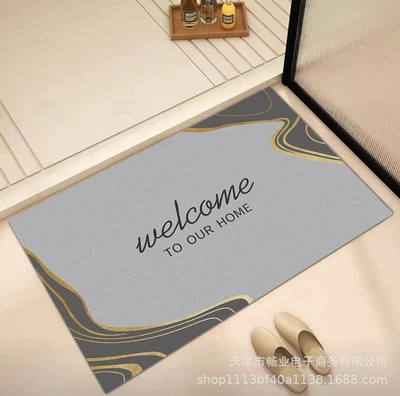 Avtomobil döşəmə paspasları — Mat Kitchen Toilet Entrance Carpet - gzz-34-50x-80cm