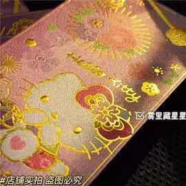 【】2025凯蒂猫紫色烫金红包创意高颜值新款春节压岁钱利是封