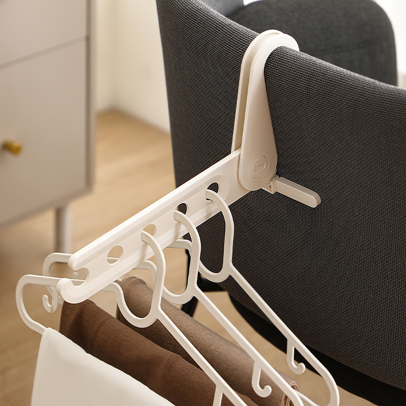 Foldable Clothes Hanger Household Clothes and Pants Rack Travel Hotel Portable Multi-Functional Clothes Drying Rack Drying Rack