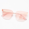 Metal nylon sunglasses, small dye, new collection, internet celebrity, fitted