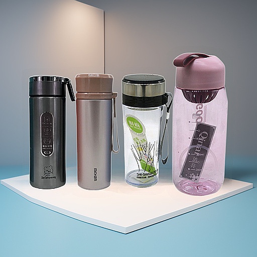 水杯 饮水杯子不锈钢保温杯运动太空杯家用便携式塑料水壶口杯