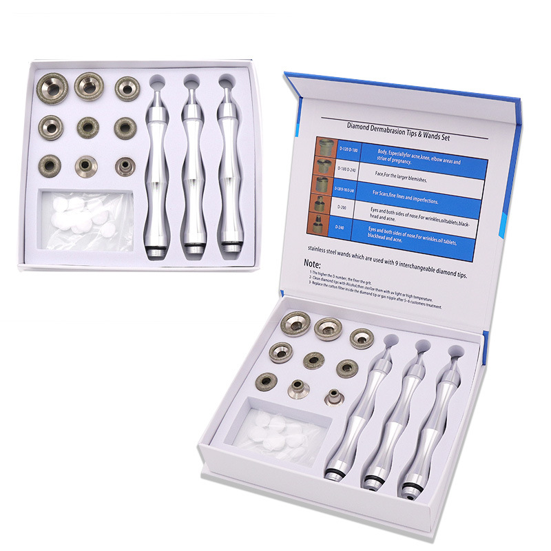 三合一钻石微雕磨皮仪美容仪器吸黑头钻石磨皮机升级版跨境外贸
