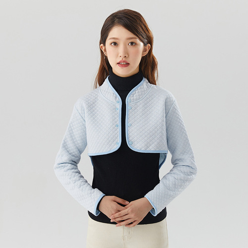 Cotton shoulder pads for cervical vertebra spring and summer confinement sleeping warm vest shawl women's long-sleeved shoulder pads to protect against cold 72635