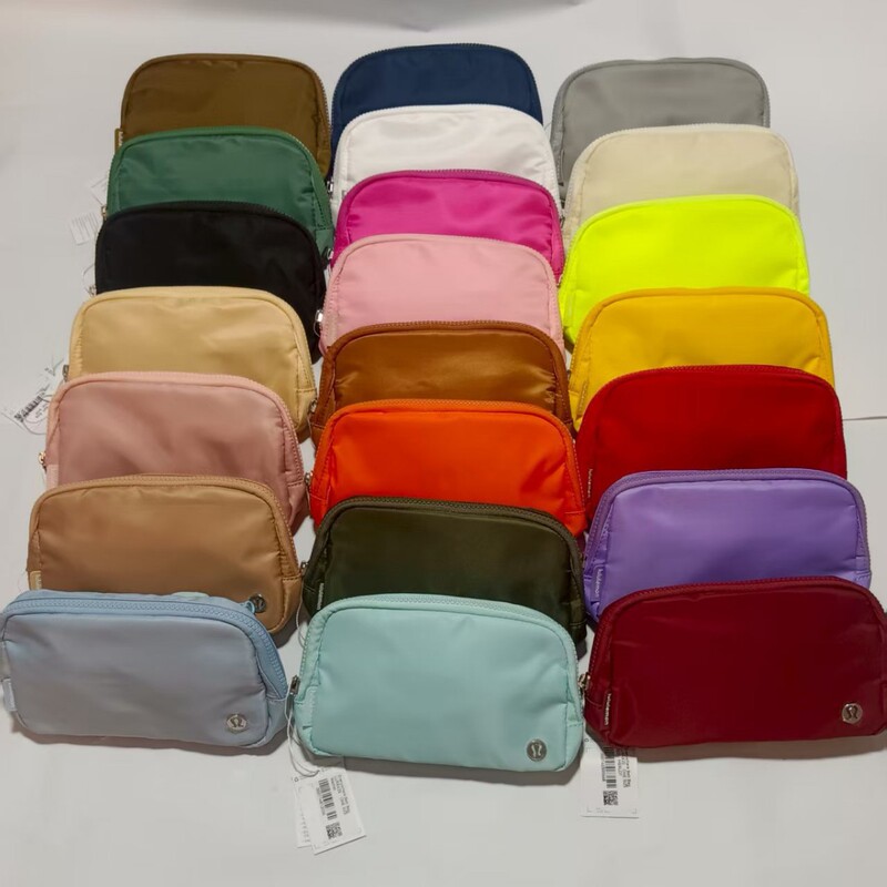 Honghui Handbag Lu Lu Same Style Waist Bag Cross-Border Amazon Bestseller 1L Lulu Sports Waist Bag Sports Crossbody Bag