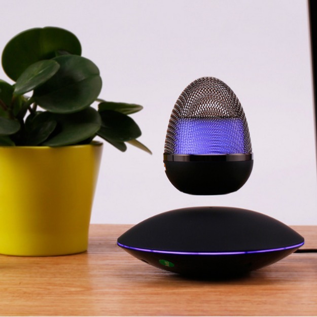 磁気浮上式グースエッグBluetoothスピーカー、Amazonからの直接供給、彼氏へのバレンタインデーギフトに最適なブラックテクノロジープロダクト|undefined