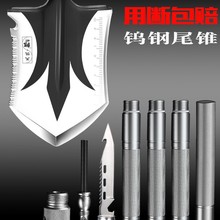 郎神多功能工兵铲子德国户外锰钢折叠兵工铲露营中国加厚车载铁锹