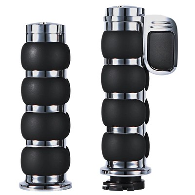 Motorcycle accessories are suitable for Motorcycle Handle Cover - sbj-10077-harley-25mm-handle-glue-flat-head-large-power-electroplating