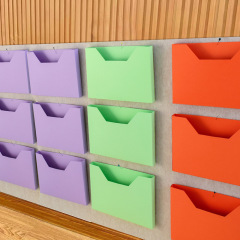 カラー手作り牛革収納紙袋幼稚園作品壁面壁貼りテーマエリア活動材料