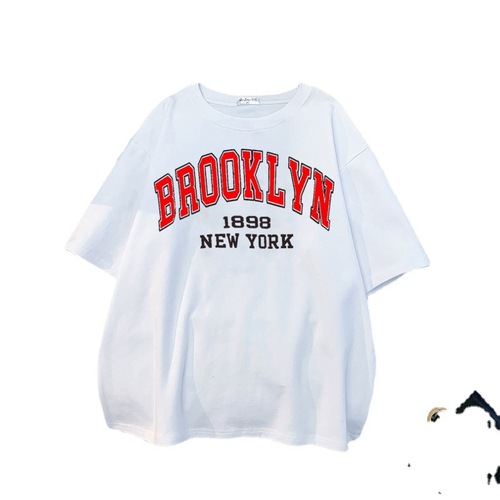 Cross-border T-shirts from , sold on AliExpress, Amazon, and independent websites through Wish and TEMU, for women's short sleeves.