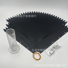 新品   3片式弹簧松鼠挡板Squirrel Baffle for Bird Feeder Pole