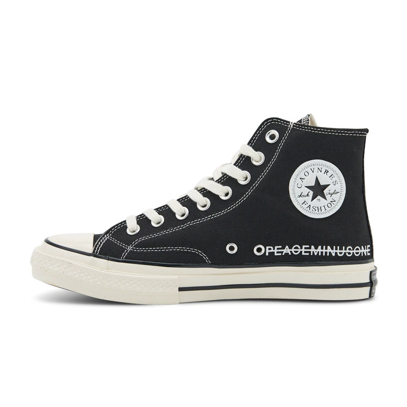 Converse, кожаные высокие низкие классические ботинки, черные кроссовки