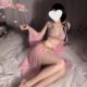Sexy lingerie antique Hanfu exotic sexy exposed waist retro belly band lace chiffon nightgown retro wholesale