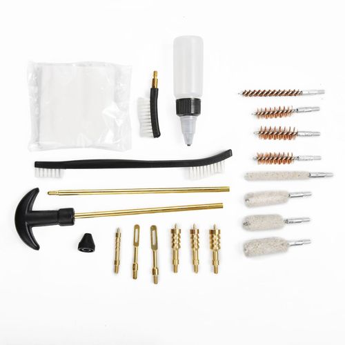 Blow molded box barrel brush outer packaging can be added with logo to make it sturdy GK44 lightweight small package cleaning tool gun brush