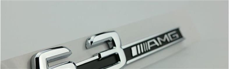Suitable for Mercedes-Benz W204, used for modifying the rear emblem of C180, C200, C260, and C300 models; also suitable for 6.3 AMG and C63 car emblems