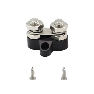 Car RV Yacht Battery – Power supply, ignition system accessories - black-double-stud-with-gasket-m10
