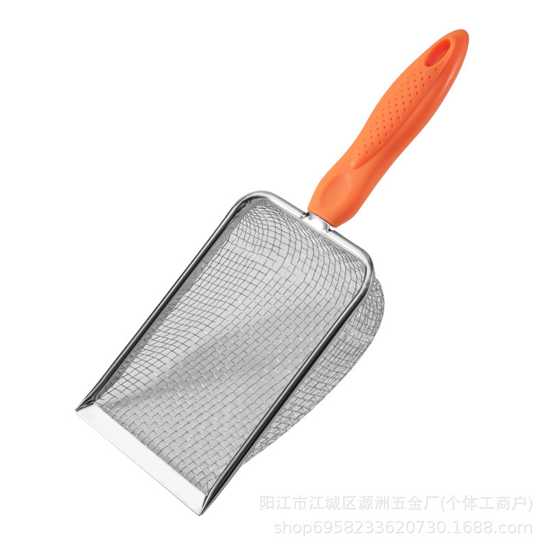 不锈钢猫砂铲宠物便便过滤铲矿砂膨润土猫咪铲赶海铲子爬宠沙漏|undefined