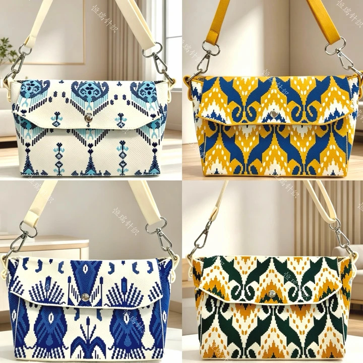 New Adelaide Pattern Crossbody Small Square Bag, Ethnic Style Knitted Mobile Phone Bag, National Style Women's Bag New Adelaide Pattern Crossbody Small Square Bag, Ethnic Style Knitted Mobile Phone Bag, National Style Women's Bag