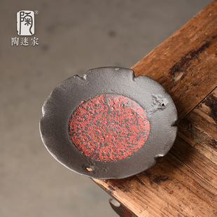Ceramic Tea Pot Tray, Vintage High-End Heat Insulation Mat, Household Tray, Kung Fu Tea Set, Pot Maintenance Mat