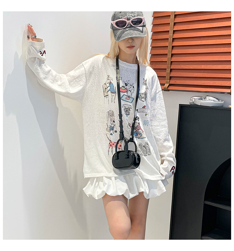 2025 New European and American retro handbag, mini pillow bag for women, fashionable crossbody bag, summer lipstick bag for women undefined