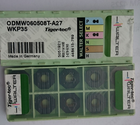 德国瓦尔特铣刀片ODMW050408T-A27 WKP25S可转位铣刀片