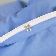 QD4D宿舍纯棉床垫套学生单人格子0.9米单件全棉褥子套床单床笠垫