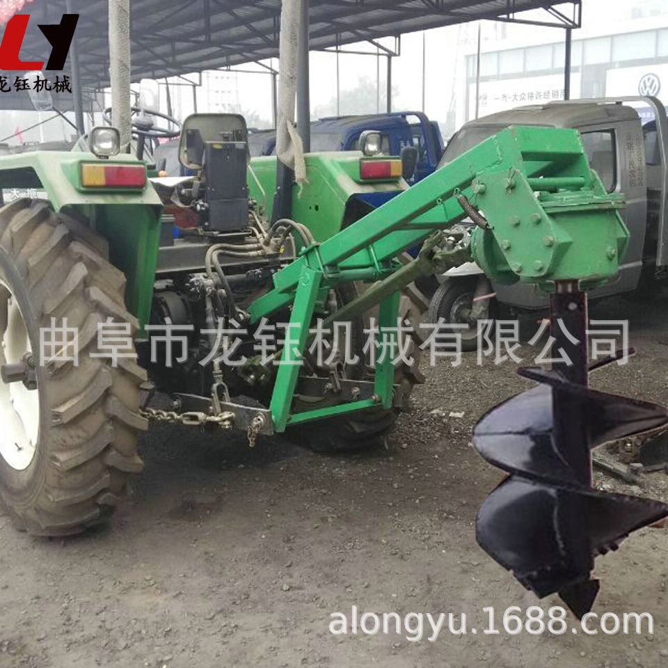 拖拉机液压挖坑机 植树机 加厚型车载式挖坑机