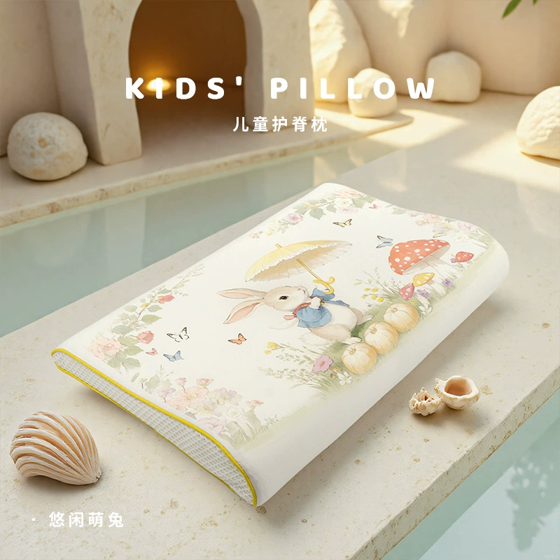 Cartoon children's pillow for early age, washable, 1-3-10 years
