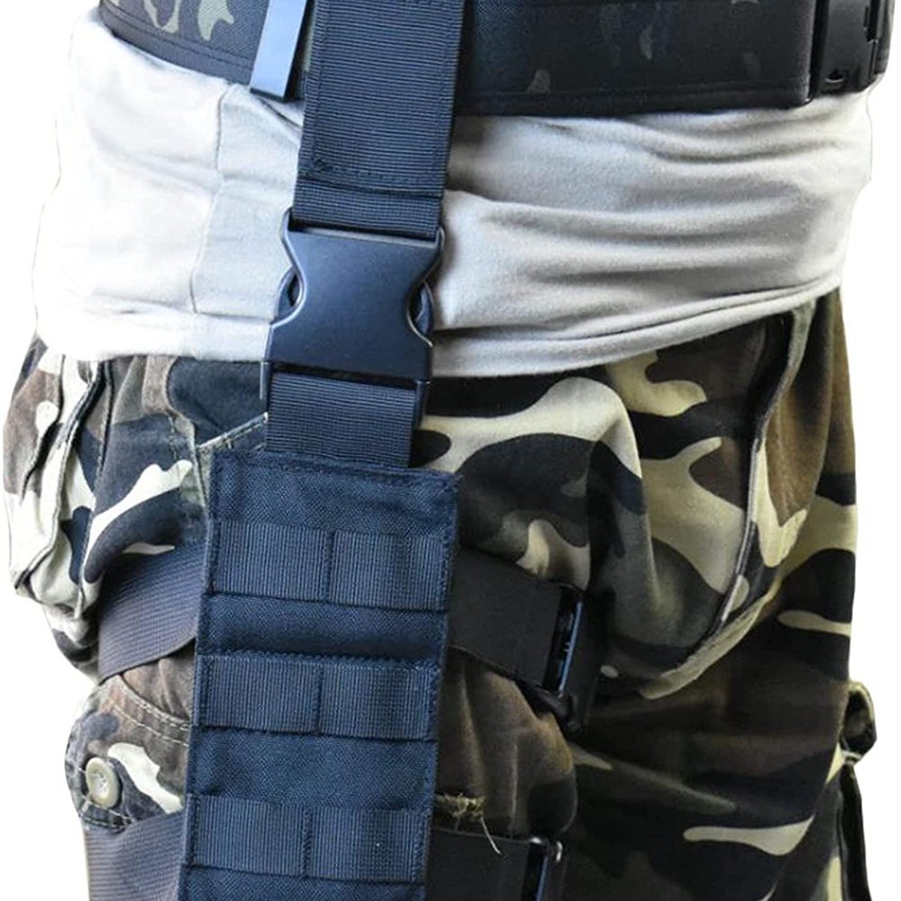 Polainas multifuncionales al aire libre táctica multiusos pierna colgando caza molle pierna bolsa CS equipo táctico