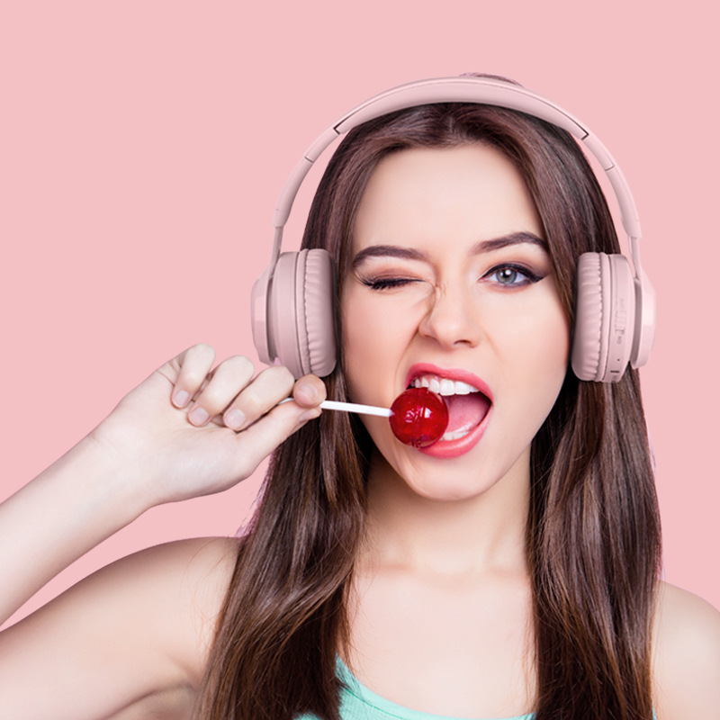 Bt06c + ヘッドセットbluetoothイヤホン有線ワイヤレスかわいい発光rgb子供用イヤホン音楽女の子イヤホン|undefined