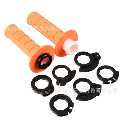 Universal Off-Road Motorcycle Handlebar Cover Motosiklet ləvazimatları və aksesuarları - orange-with-6-locks