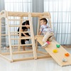 Climbing small-scale indoor children Slide baby household Swing combination baby solid wood Mini Playground Manufactor