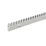 Cremallera Metálica 8x30x1005, para Puertas Corredizas de Vidrio