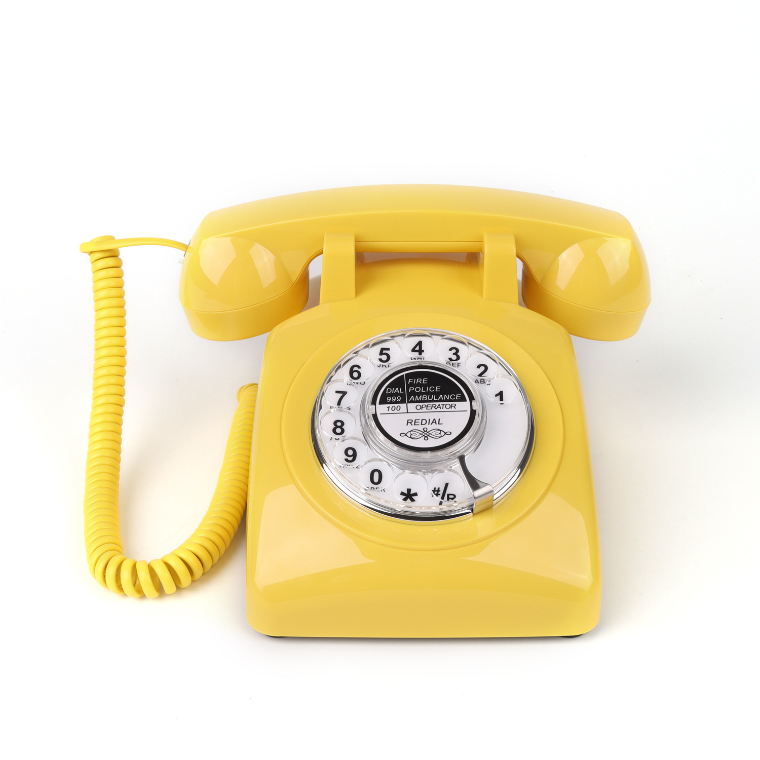 Antiguo teléfono Tarjeta de inserción de hotel habitación de huéspedes casa fijo retro teléfono fijo Dial-Up teléfono mayorista fabricante