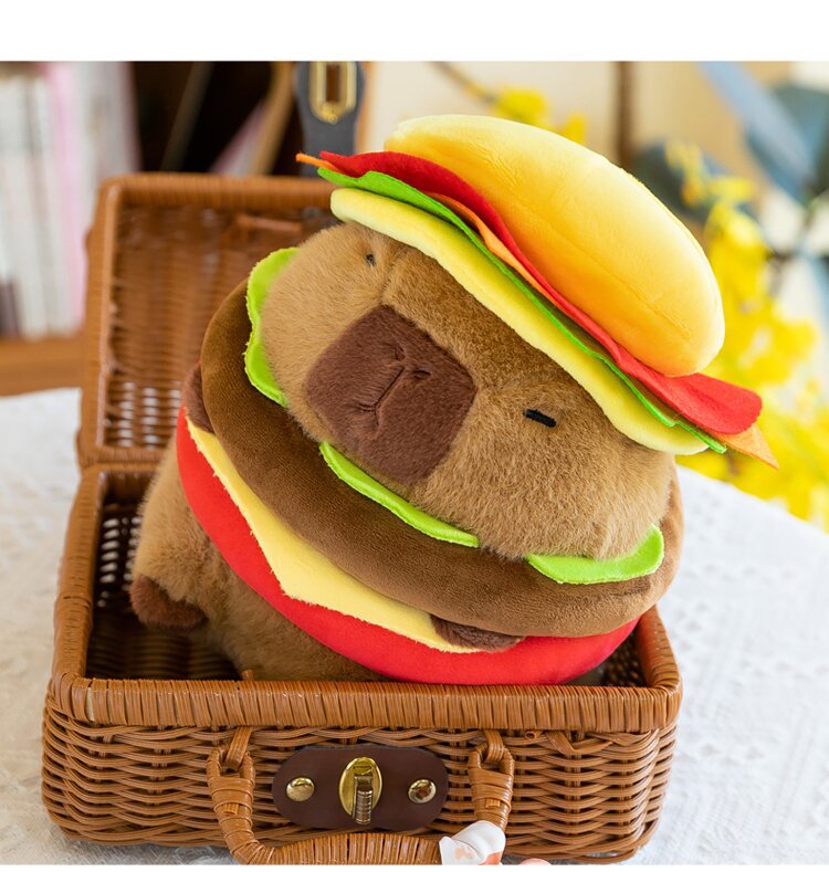 832g Weight Stuffed Animals & Plush Toys Toys Type 1 Piece Quantity PP cotton Material Capybara Pattern Children Unisex Gender Cute Style Children Unisex Capybara PP Cotton Stuffed Animals & Plush Toys 8