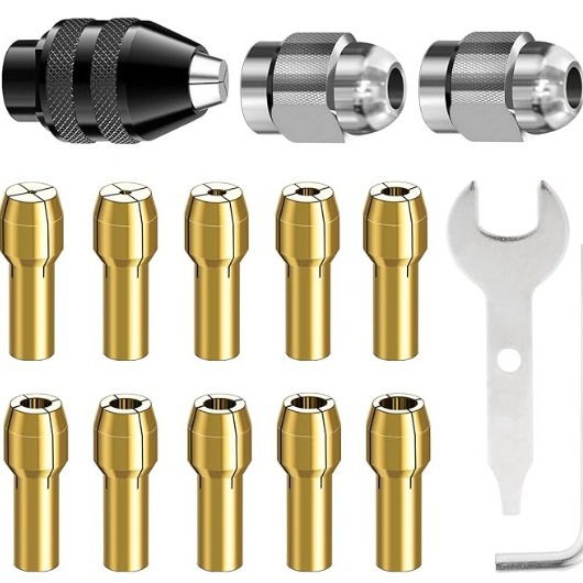 Venta caliente transfronteriza Dremel aplicable de molienda eléctrica Chuck conjunto británico 4485 y 4486 Chuck traje
