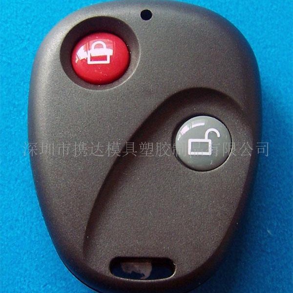 供应 遥控器外壳 两按键 别克款 黑色 颜色可选 工艺可选