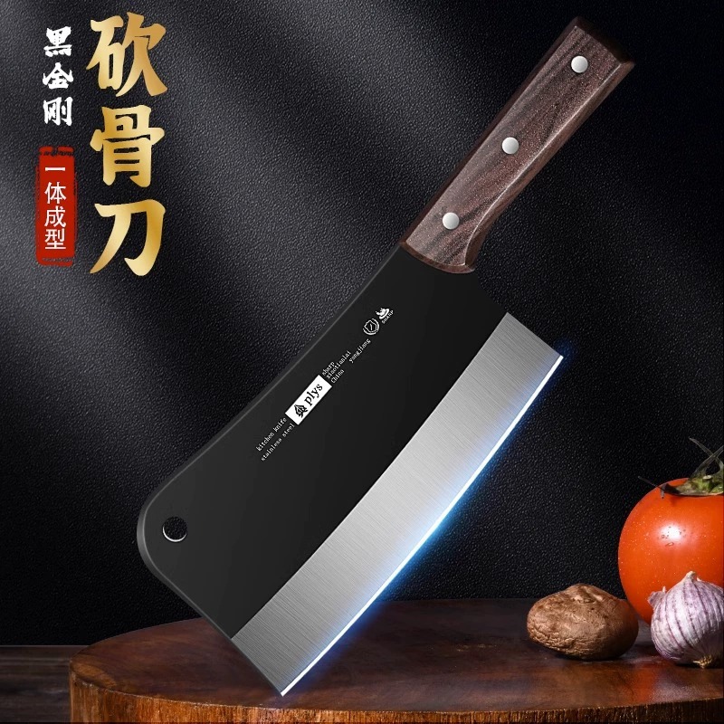 Factory Yangjiang cuchillo de cocina de acero inoxidable ultrarrápido cortador afilado cuchillo de corte de huesos de platos de cocina set no