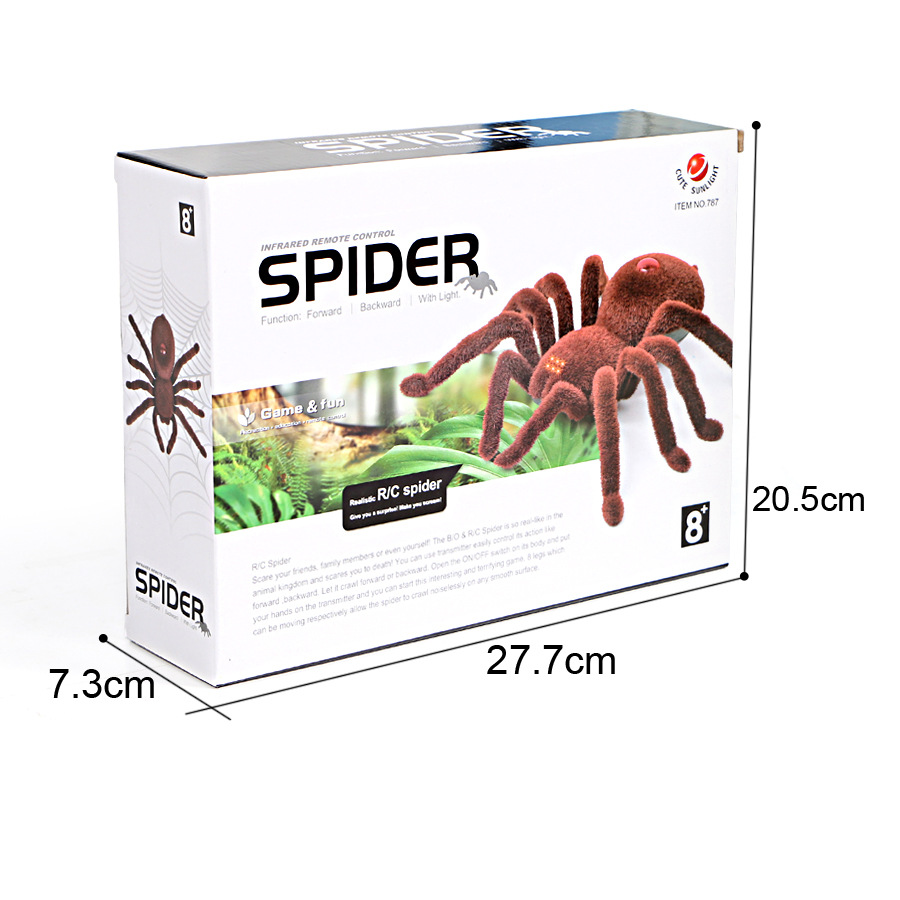 Simulación transfronteriza de infrarrojos eléctrico de control remoto de simulación de juguete de inducción ratón araña Cobra parodia truco de juguete