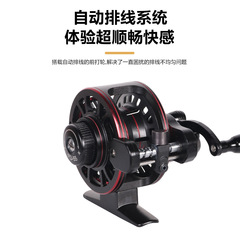 Complete wholesale fishing reel set with shock-absorbing fly fishing reel, lightweight and portable ice fishing reel, surf fishing reel, all-metal high-speed front-tackle