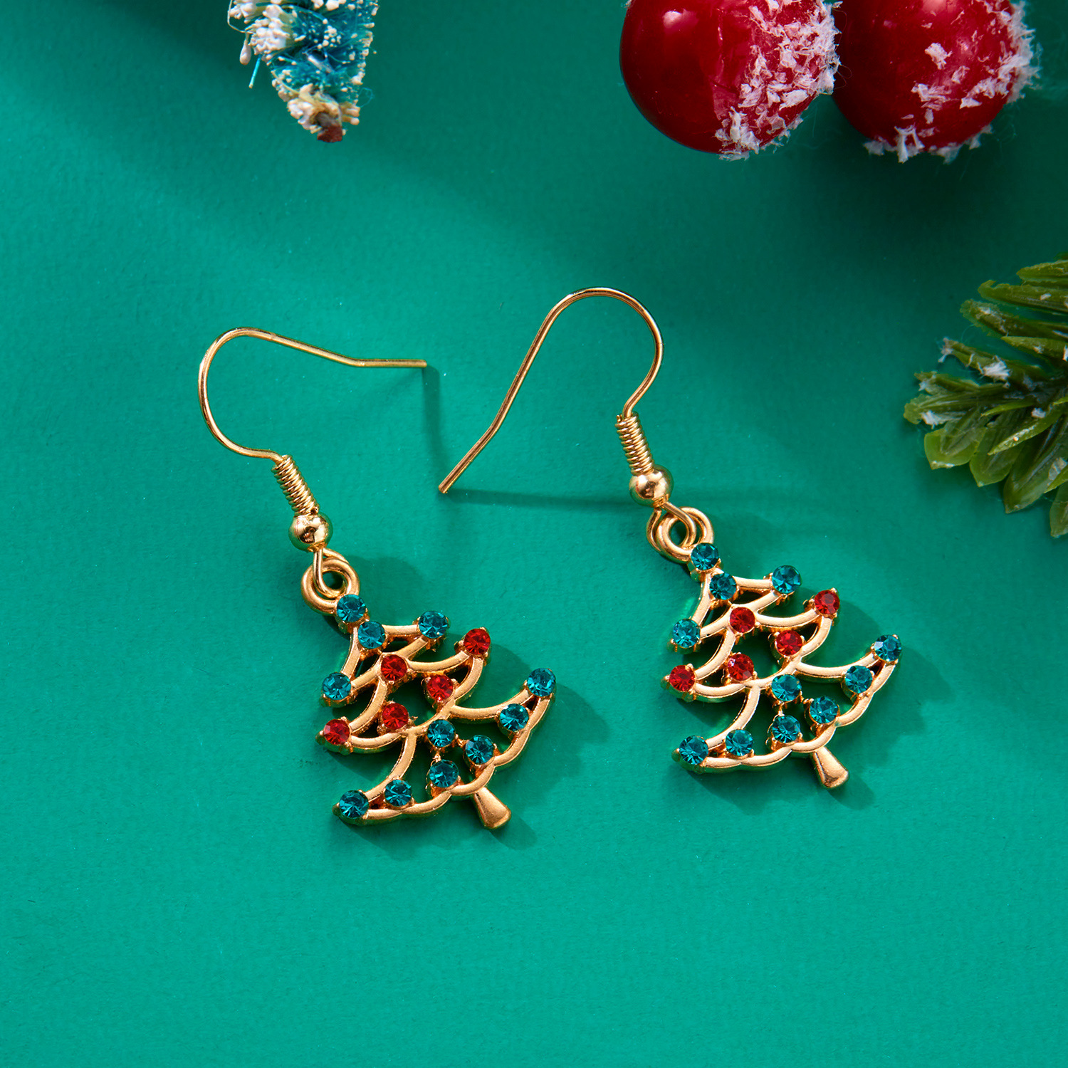 7g Weight Alloy Ear Needle Material Drop Earrings Classification 1 Pair Quantity Festival Occasion Alloy Material Christmas Festival Christmas Hat, Christmas Tree, Santa Claus Pattern Women's Gender Cute, Christmas Style 1 Pair Cute Christmas Christmas Hat Christmas Tree Santa Claus Alloy Drop Earrings 13