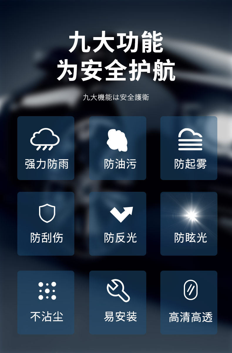 Rearview Mirror Rain-Proof Film, Car Window Anti-Fog Waterproof Film, Rainy Day Essential, Side Window Glass High Definition