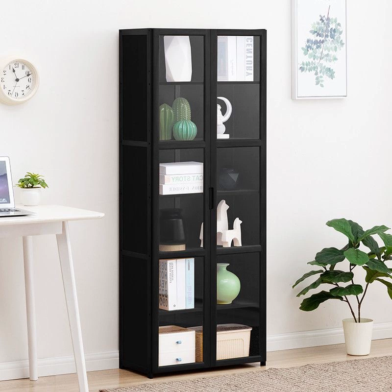 Простой книжный шкаф для домашней гостиной Напольный многоярусный книжный шкаф