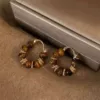 Amber earrings