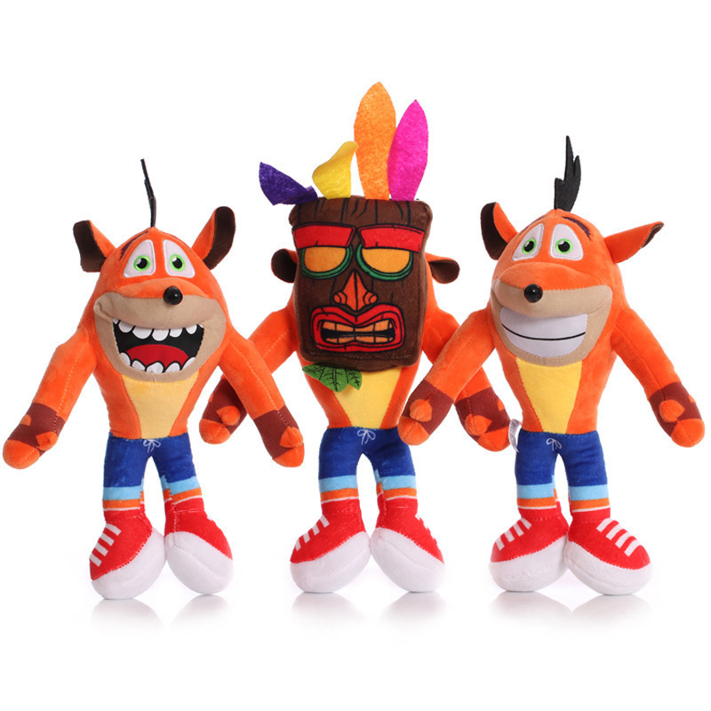 Cross-Border New Crash Bandicoot Trilogy Series Plush Dolls Wholesale