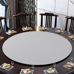 2F酒店餐桌轉盤保護罩飯店圓玻璃轉盤套罩餐館宴會餐廳彈力轉盤罩