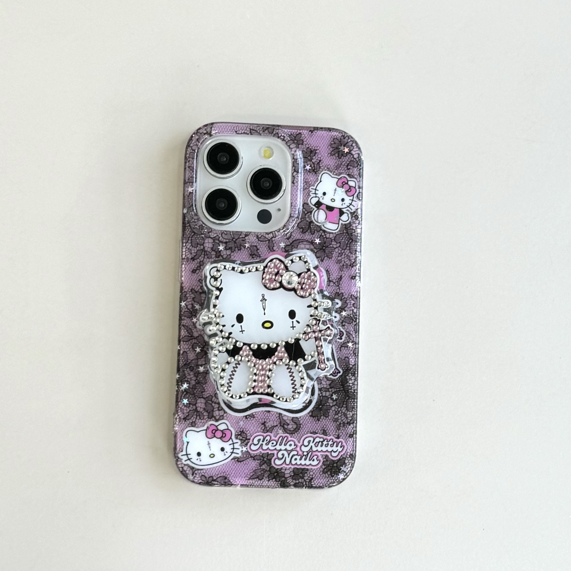 Retro leopardo estampado flor gato para Apple 15ProMax funda para teléfono móvil 16Pro soporte de diamante lateral 14/13 femenino 16
