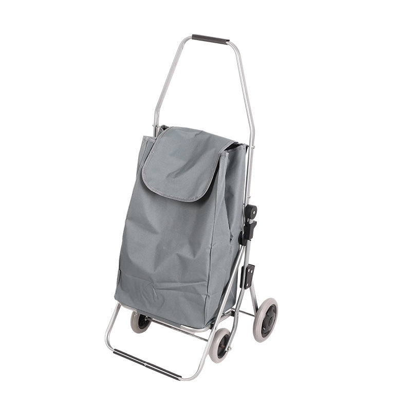 厂家直售简色家用折叠便携买菜拉杆车耐用购物车搬运车买菜车批发